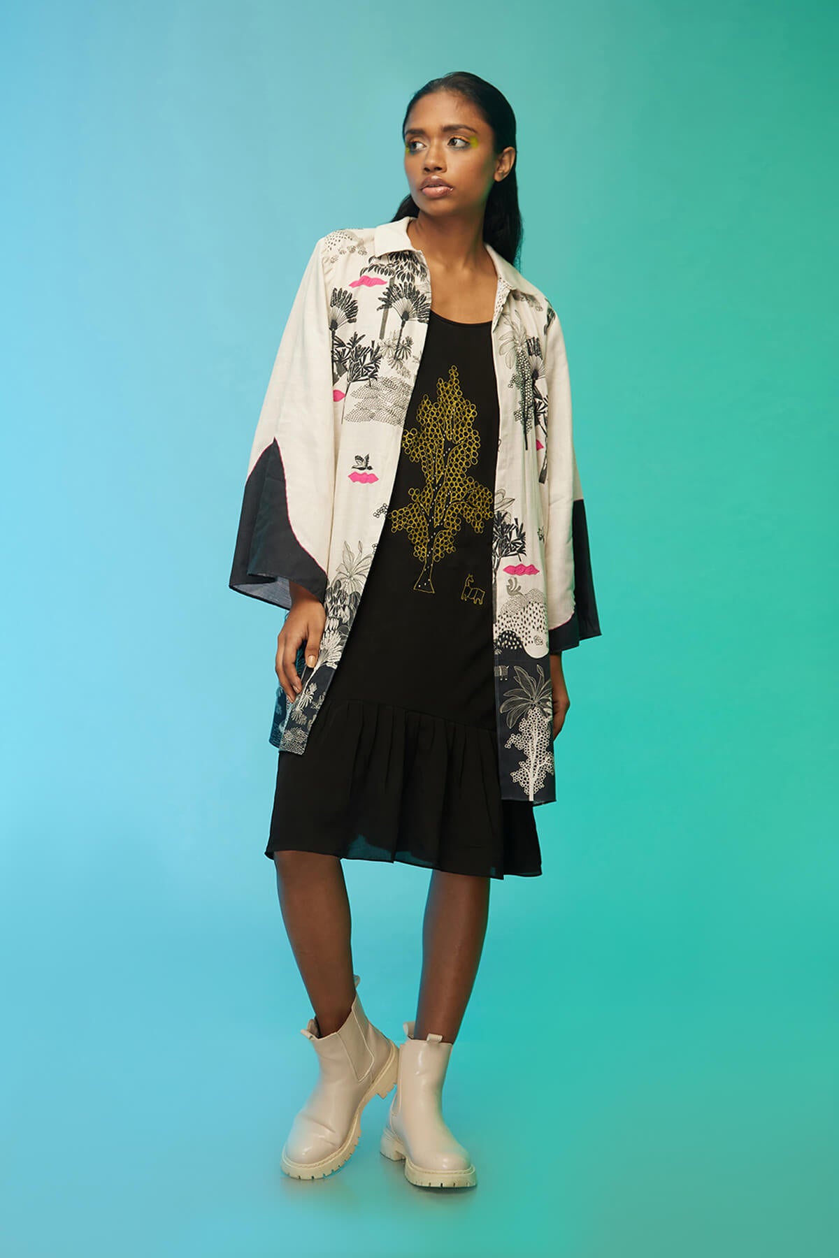 "Boho Babe dress , short casual dresses ,  western casual dress  "