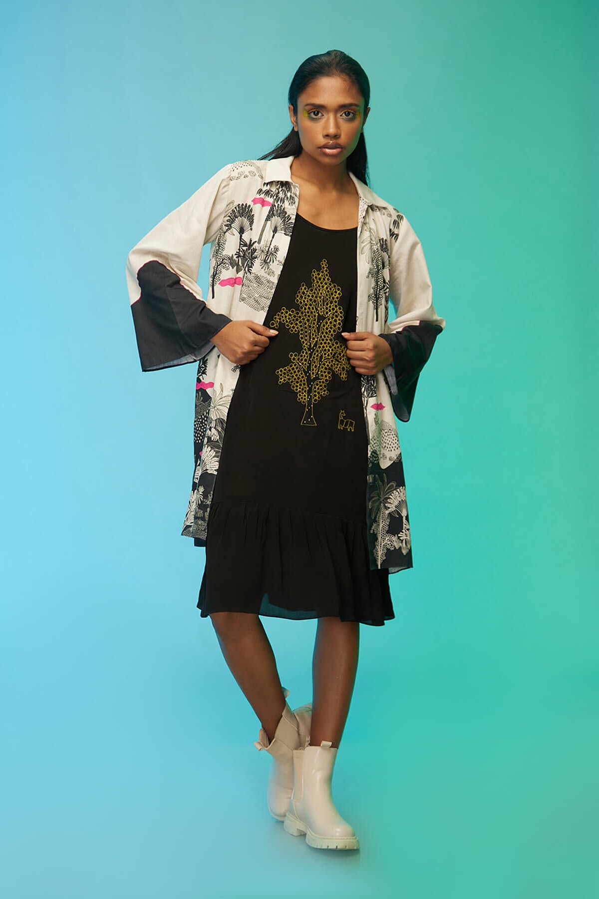 "Boho Babe dress , short casual dresses ,  western casual dress  "