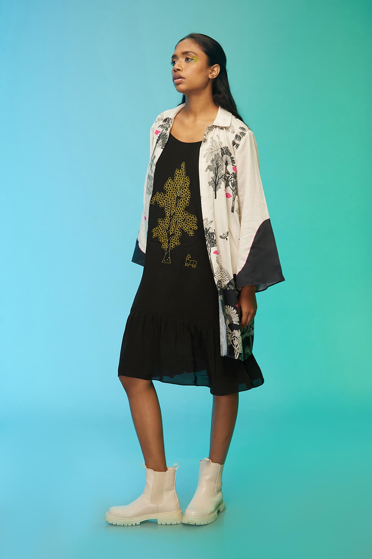 "Boho Babe dress , short casual dresses ,  western casual dress  "