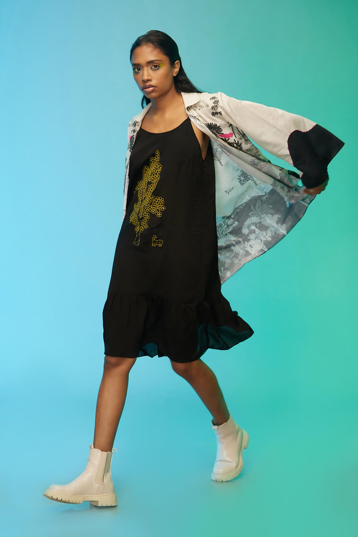 "Boho Babe dress , short casual dresses ,  western casual dress  "