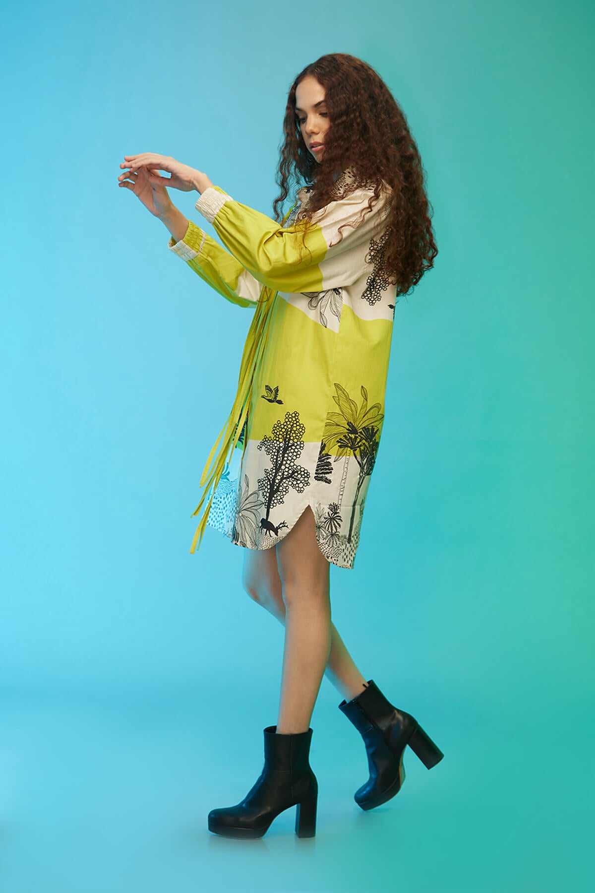 "Interlaced travel dress , modest co ord sets, printed dress, shorts co ord set  "