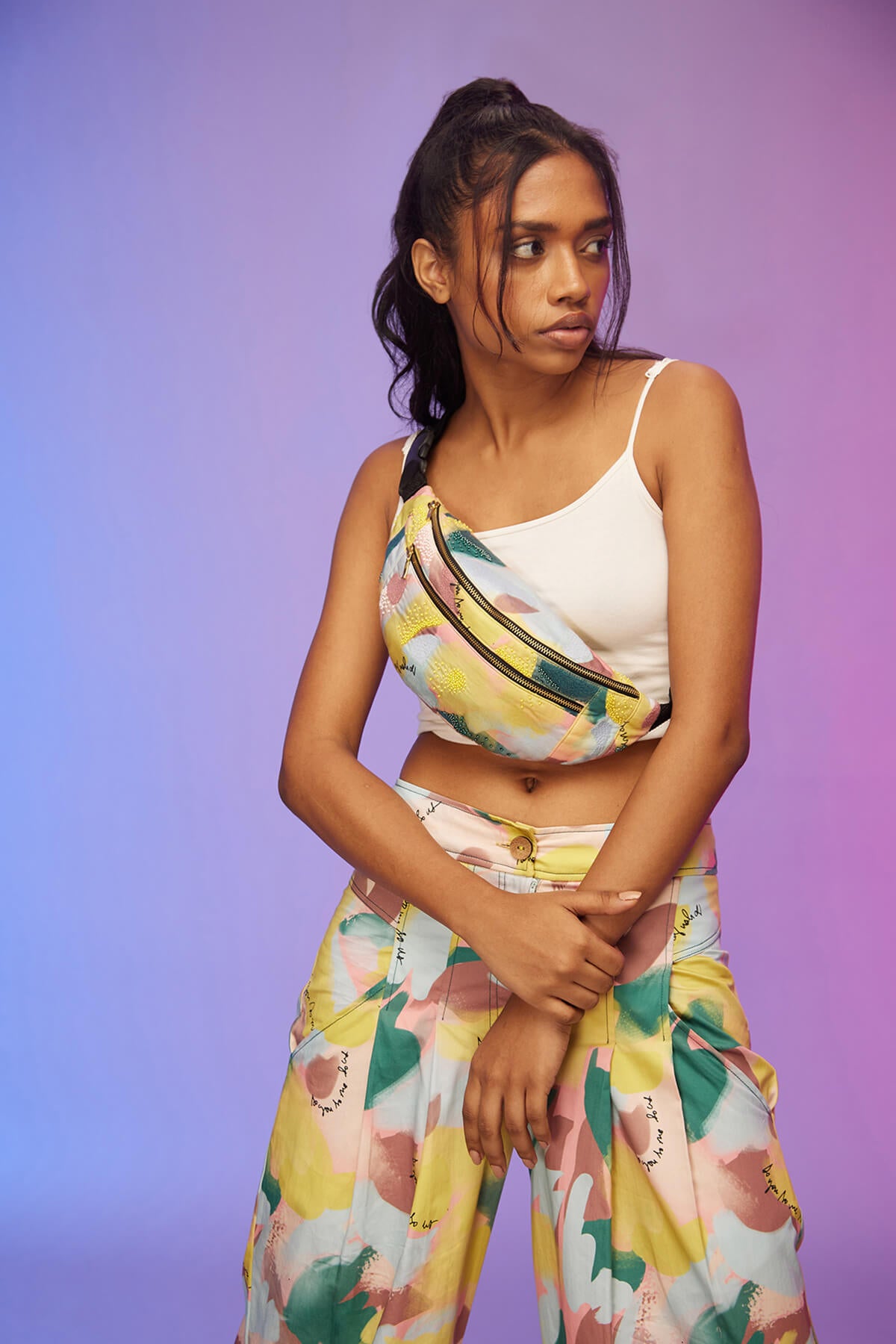 "The Colorful fanny Bag , Label Sous Bag fancy handbags"