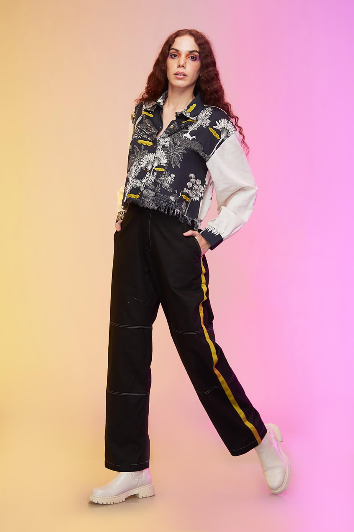 Vintage playful co-ords ,Label Sous Clothing, coordinate sets womens                                            co ord sets western