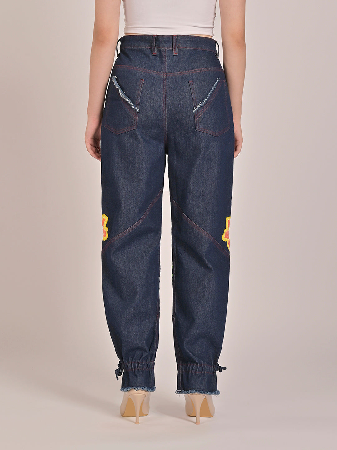 Vine Rush Cuffed Denim Pants