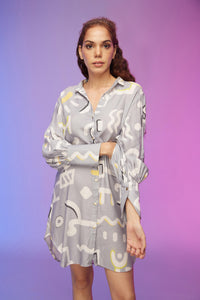 Contemporary Cool Shirt Dress , shirt tops for ladies , short cotton dress