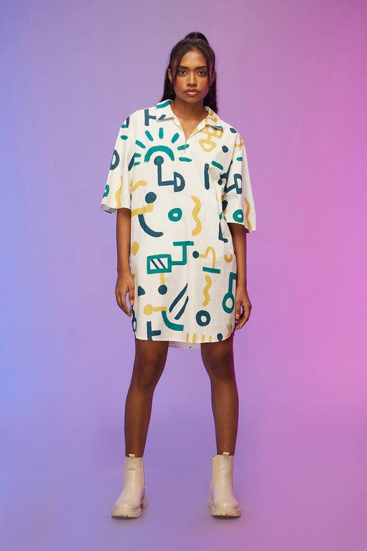 "Laid-back boxy dress , women tops online short casual dresses ,  beach vacation dresses  "