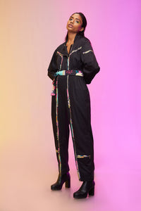 "City Art Jumpsuit , formal jumpsuits for women full sleeve jumpsuit"