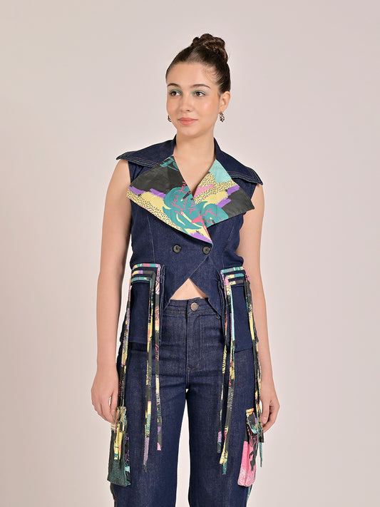 Urban Chaos Denim Waistcoat