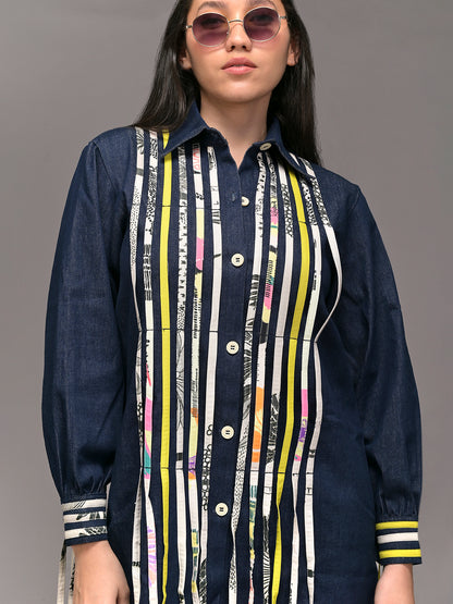 Rogue Boxy Denim Shirt Dress