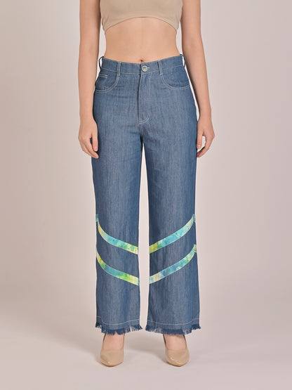 Blue Abyss Wide Legged Pants