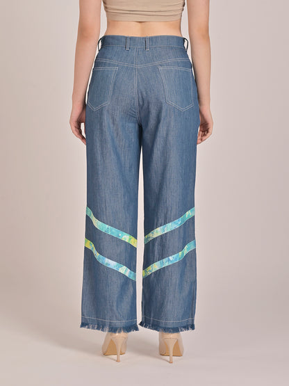 Blue Abyss Wide Legged Pants