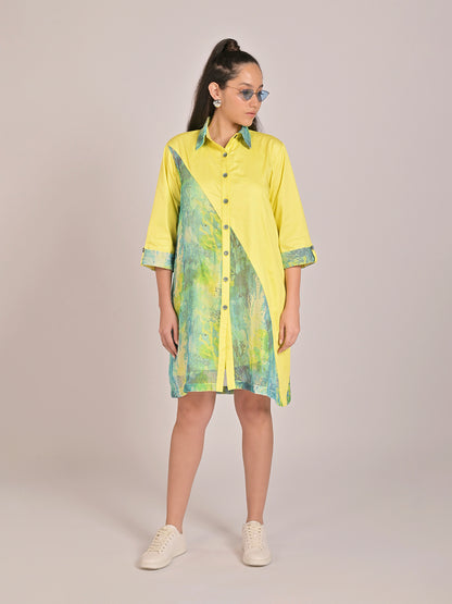 Siren Boxy Shirt Dress