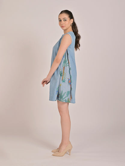 Tranquil Short Denim Dress