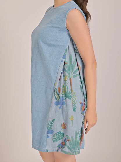 Tranquil Short Denim Dress