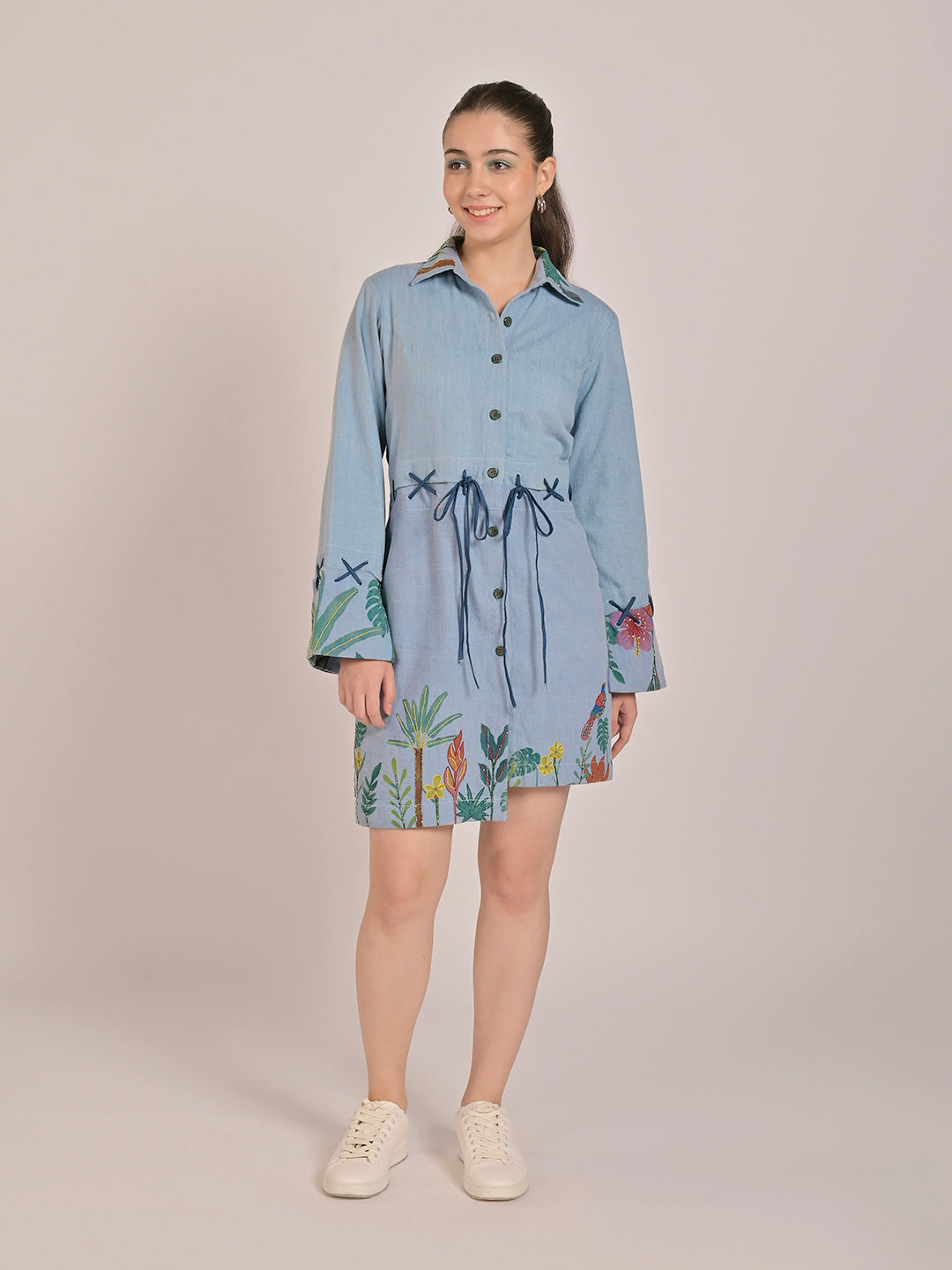 Paradise Denim Shirt Dress