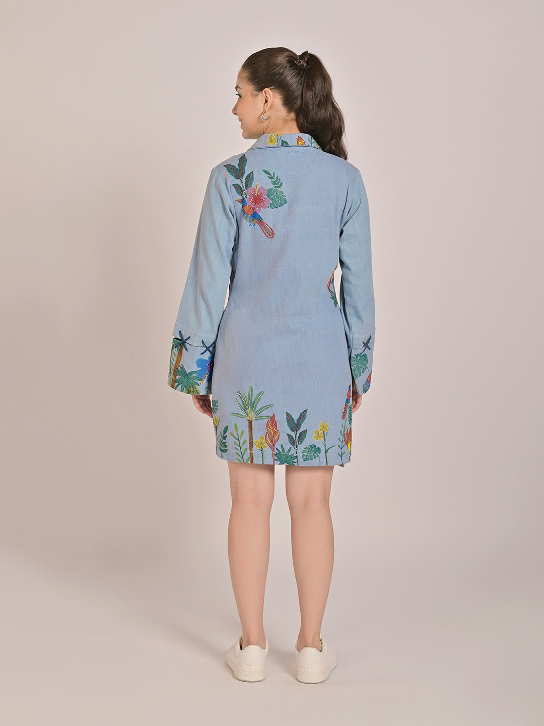 Paradise Denim Shirt Dress