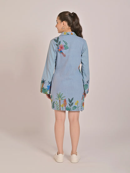 Paradise Denim Shirt Dress