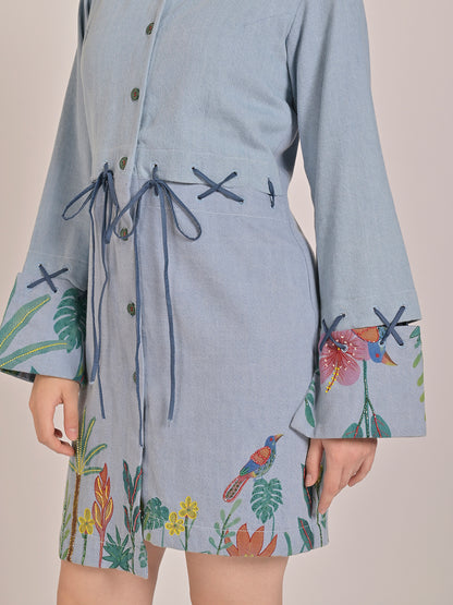 Paradise Denim Shirt Dress