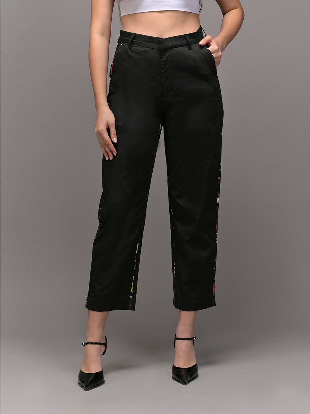 Dark Glow Straight Pants